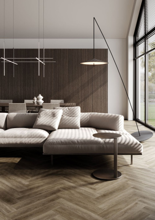 Кварцевый ламинат Fargo Бевел Английская ёлка Дуб Тихуана 33-6191-7